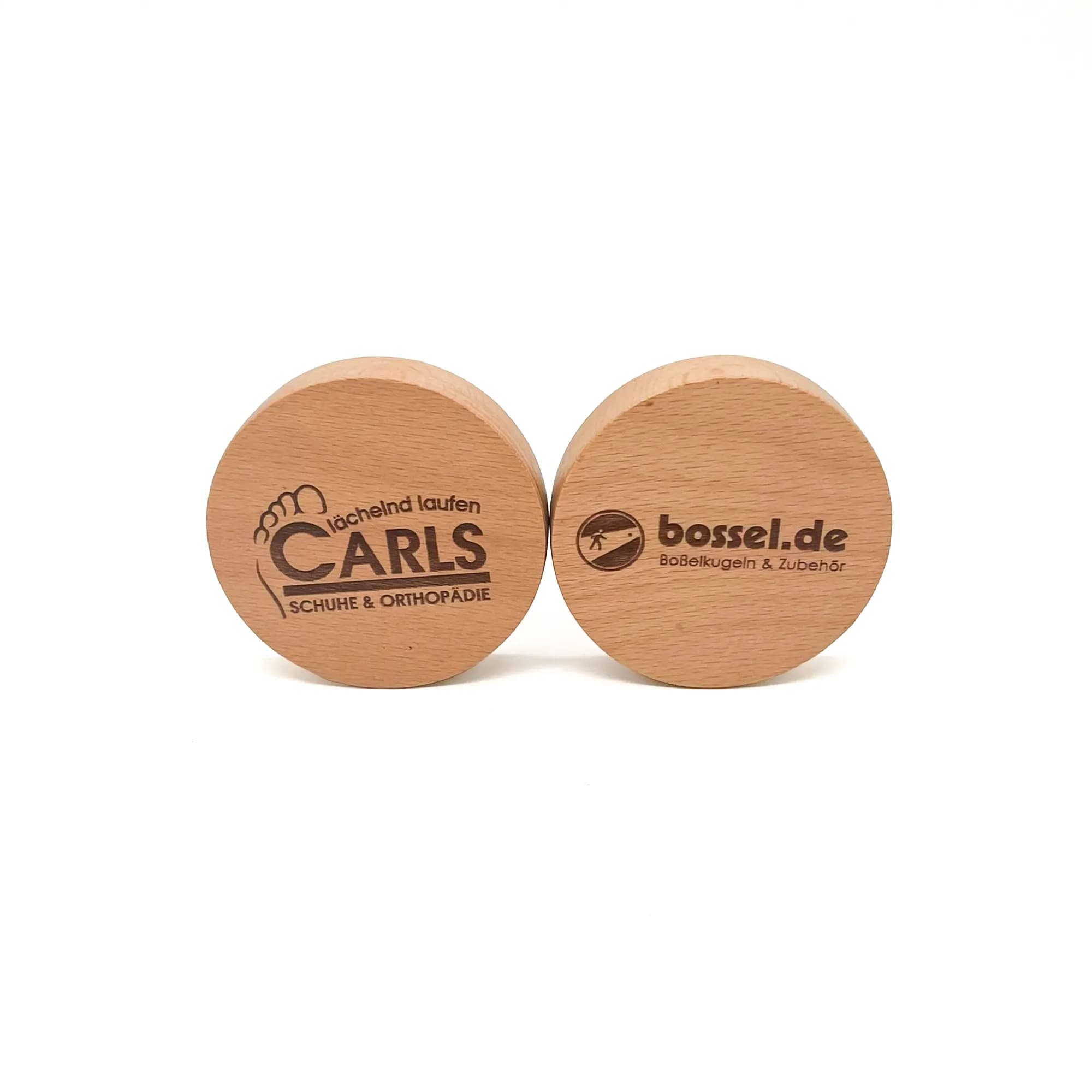 Runder Flaschenöffner aus Holzmit Gravur individuell gestaltbar 2