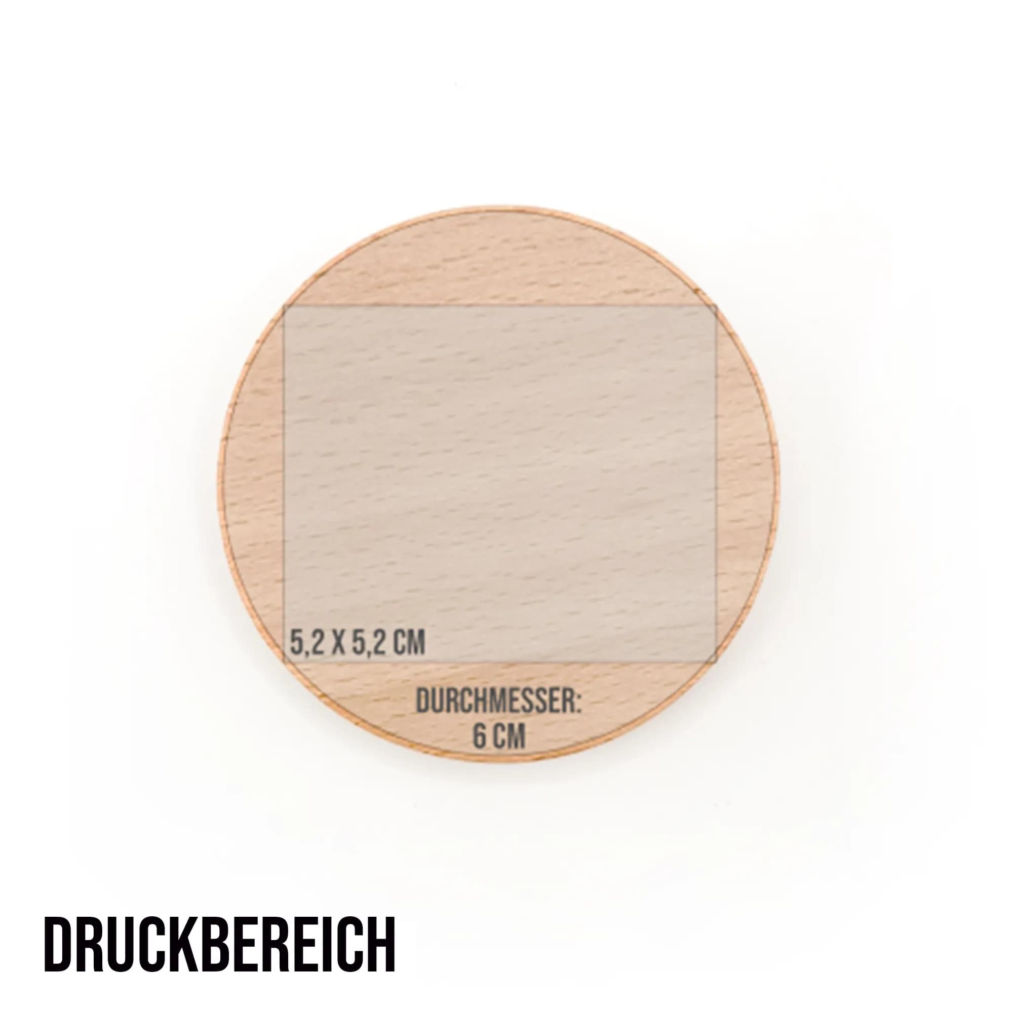 Runder Flaschenöffner aus Holzmit Gravur individuell gestaltbar 4
