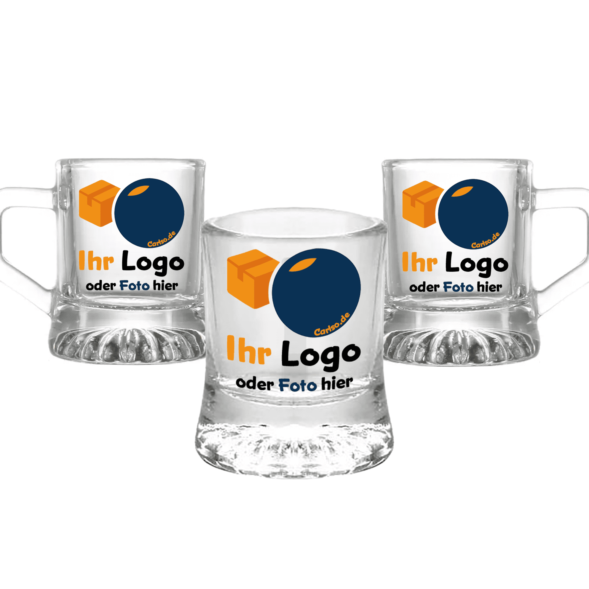 Vereinsschnapsgläser mit Logo und Spruch