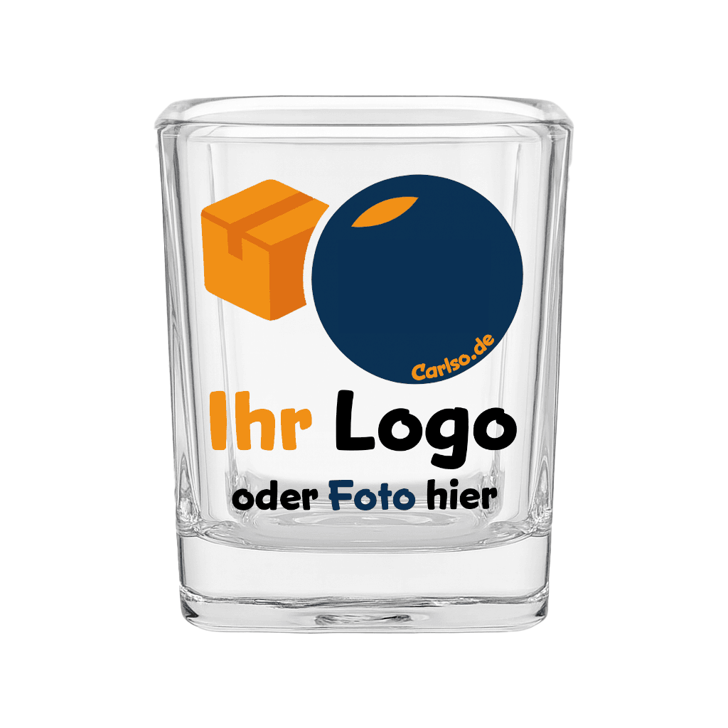 Vereinsschnapsgläser mit Logo und Spruch