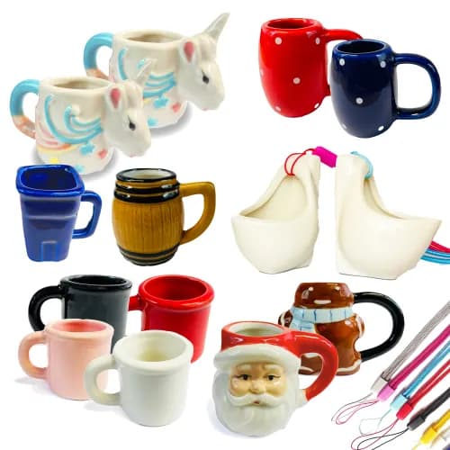 Schnapsgläser zum Umhängen aus Glas oder Kunststoff