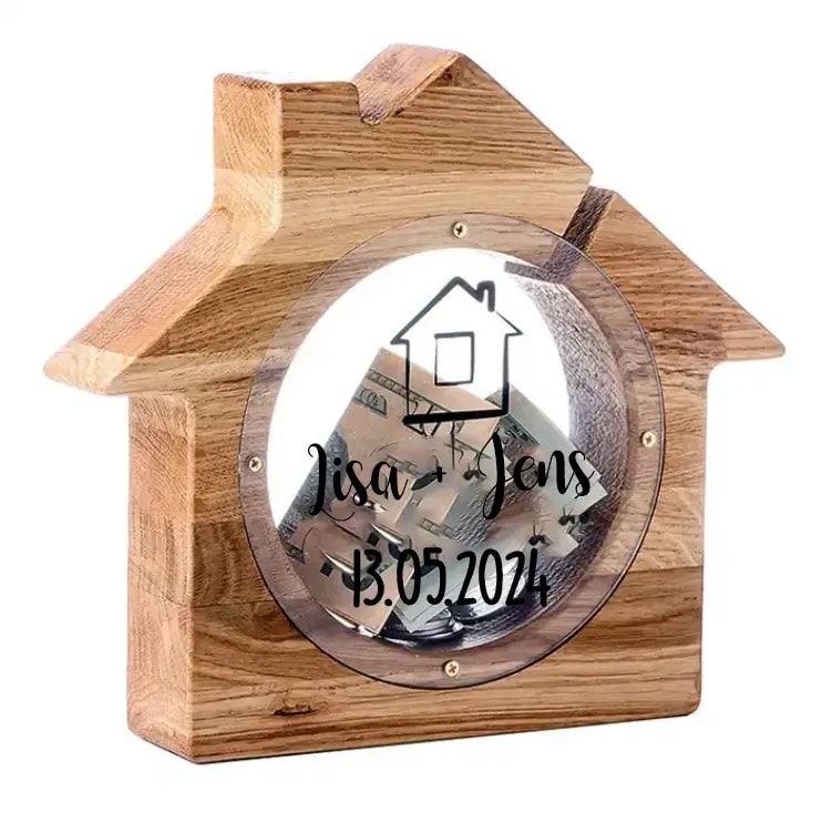 Spardose in Hausform