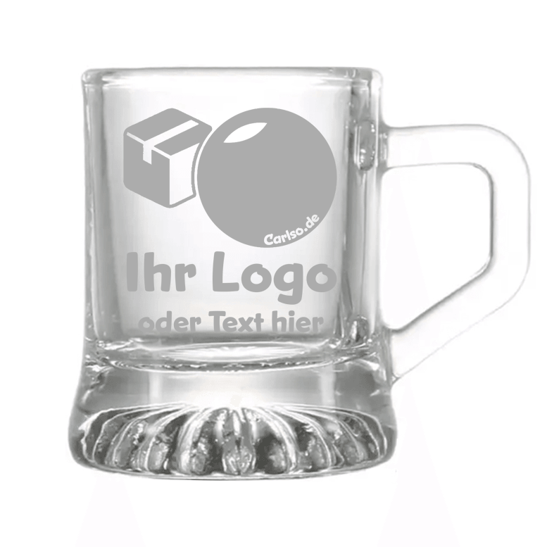 Vereinsschnapsgläser mit Logo und Spruch